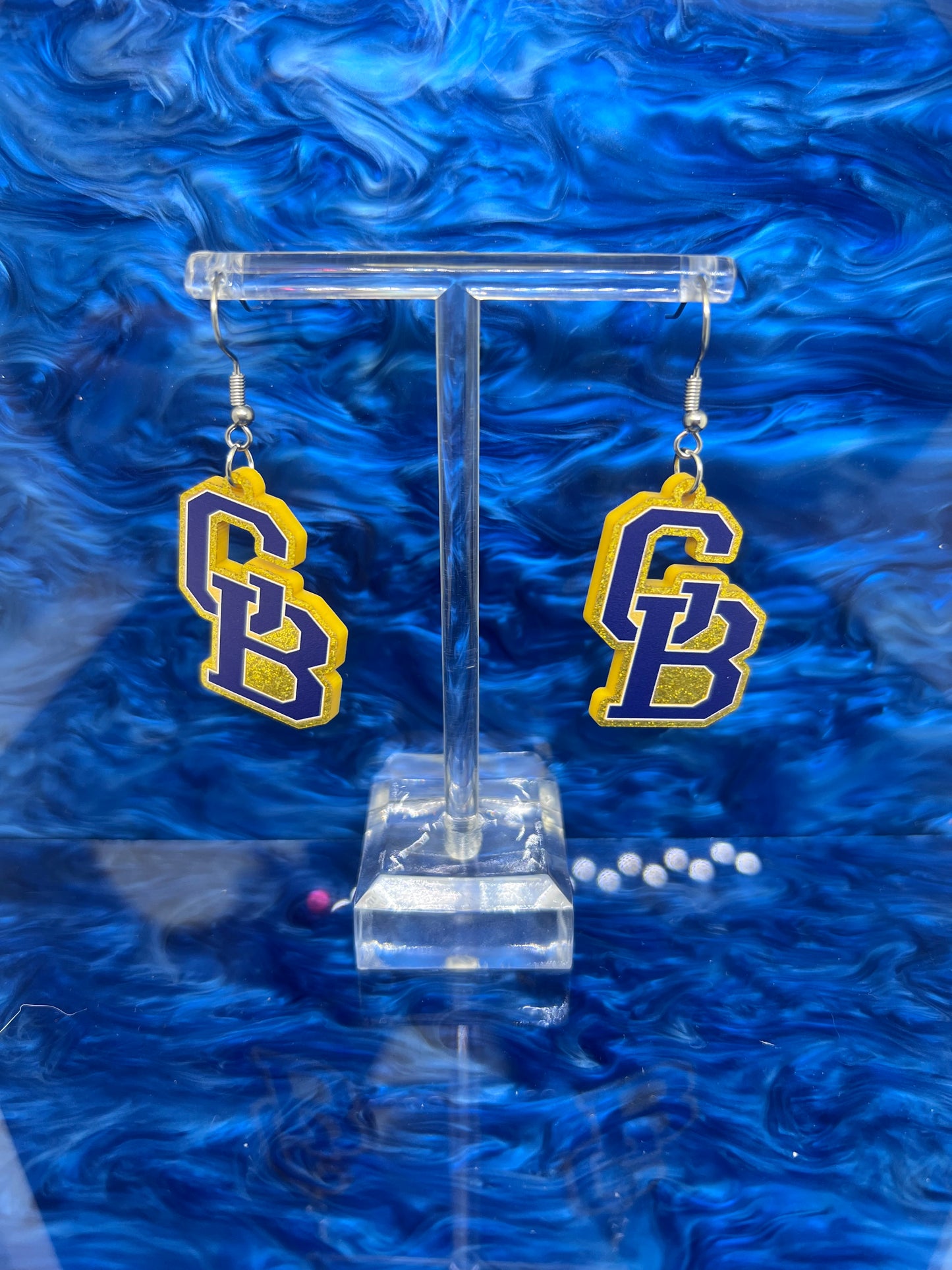 GB earrings