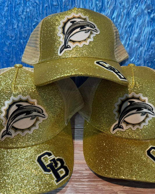 GOLD GLITTER HAT